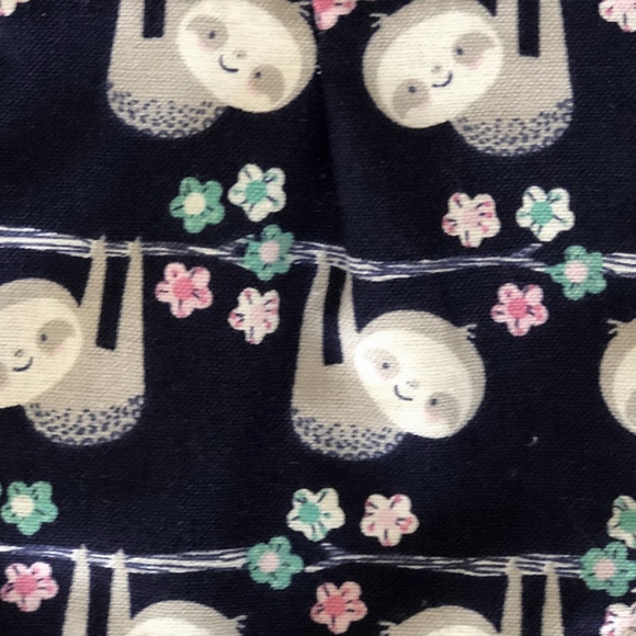 NEW Emily Lacey Pink Aline Sloth Dress - Picture 2 of 2